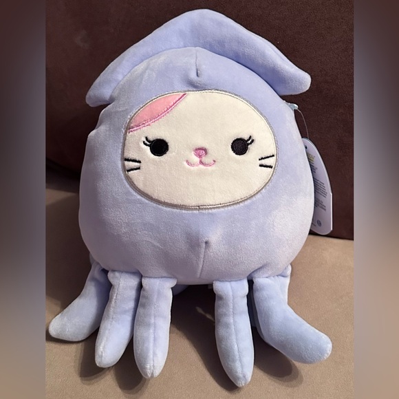 Kellytoy Karina Calico Cat Squid Squishmallow Costume Squad Plush Stuffed Toy 8” - Picture 1 of 12